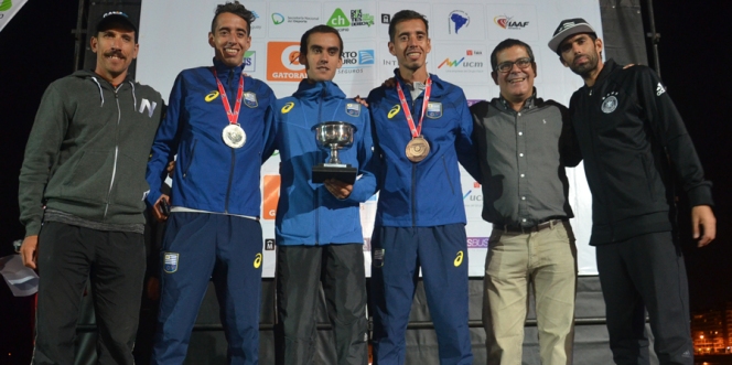 podio sudamericano de media maratón 2017
